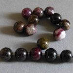 Turmalin Perle 8 mm – Bild 4