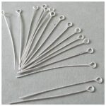 Stifte versilbert - 38 mm - 1 VE = 10 St.