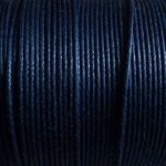 5 Meter Baumwollband - 0,8 mm marine blau