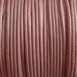 1 Meter Baumwollband - 1 mm rosa