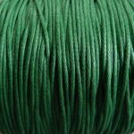 1 Meter Baumwollband - 1 mm grün