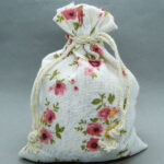 Schmuck Beutel natur 12 cm