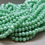 Glasperlen zart türkis