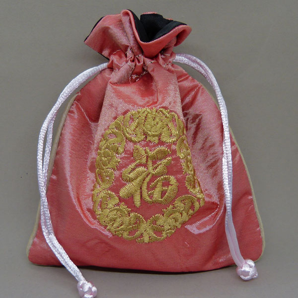 Schmuck Beutel lachs
