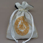 Schmuck Beutel creme