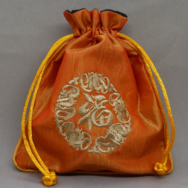 Schmuck Beutel orange