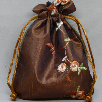Schmuck Beutel braun
