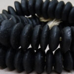 Glas Donat schwarz