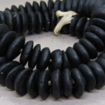 Glas Donat 15 mm schwarz