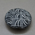 Afrikanische Ton Perle 40 mm
