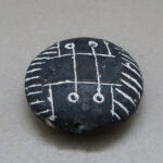 Afrikanische Ton Perle 40 mm