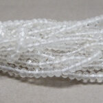 Bergkristall Perlen Strang 4 mm - facettiert – Bild 3