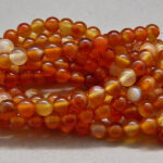 Karneol Perle 6 mm – Bild 4